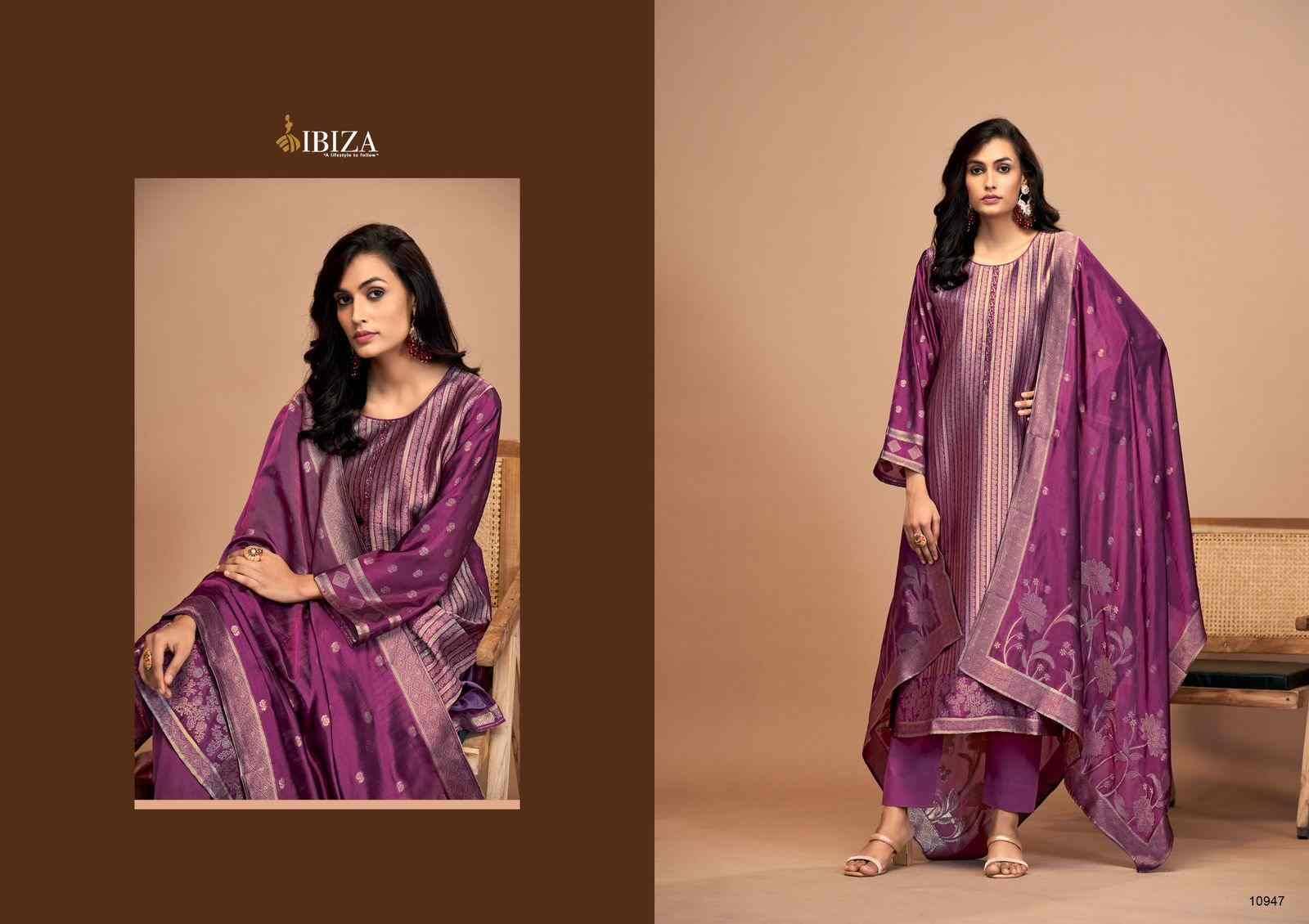 Kaisha By Ibiza 10947 To 10950 Series Designer Festive Suits Beautiful Fancy Stylish Colorful Party Wear & Occasional Wear Pure Bangalori Silk Jacquard Dresses At Wholesale Price