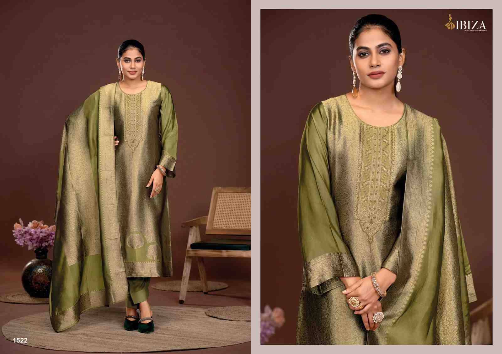 Sakhi Vol-6 By Ibiza 1521 To 1524 Series Designer Festive Suits Beautiful Fancy Stylish Colorful Party Wear & Occasional Wear Pure Bangalori Silk Jacquard Dresses At Wholesale Price