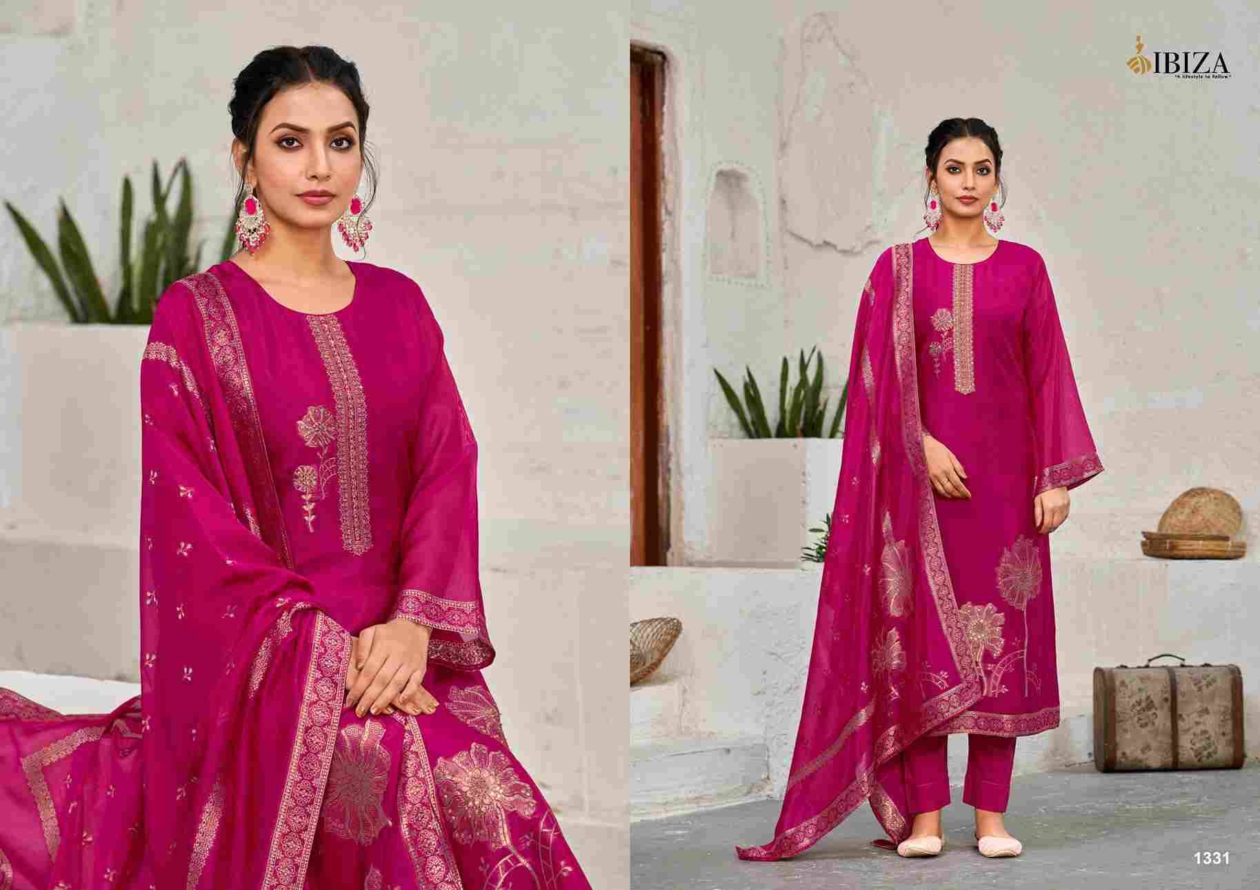 Vivanta By Ibiza 1331 To 1334 Series Designer Festive Suits Beautiful Fancy Stylish Colorful Party Wear & Occasional Wear Pure Bangalori Silk Jacquard Dresses At Wholesale Price