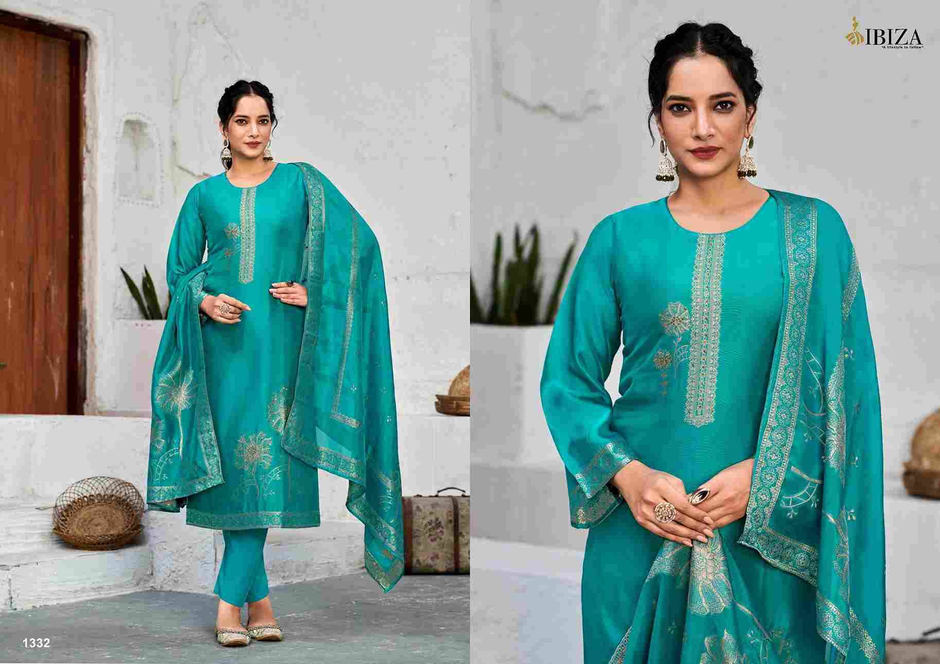 Vivanta By Ibiza 1331 To 1334 Series Designer Festive Suits Beautiful Fancy Stylish Colorful Party Wear & Occasional Wear Pure Bangalori Silk Jacquard Dresses At Wholesale Price