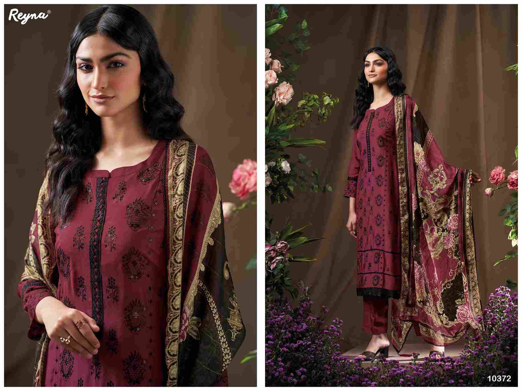 Husn By Reyna 10372 To 10375 Series Beautiful Festive Suits Colorful Stylish Fancy Casual Wear & Ethnic Wear Pure Bemberg Silk Dresses At Wholesale Price