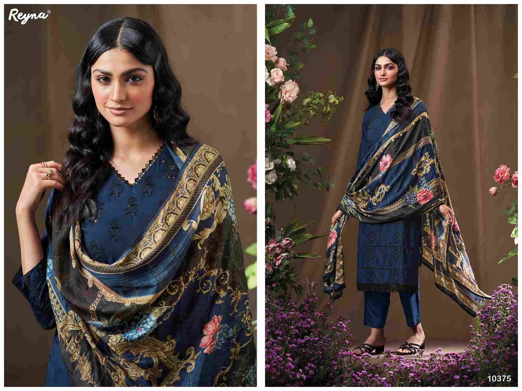Husn By Reyna 10372 To 10375 Series Beautiful Festive Suits Colorful Stylish Fancy Casual Wear & Ethnic Wear Pure Bemberg Silk Dresses At Wholesale Price