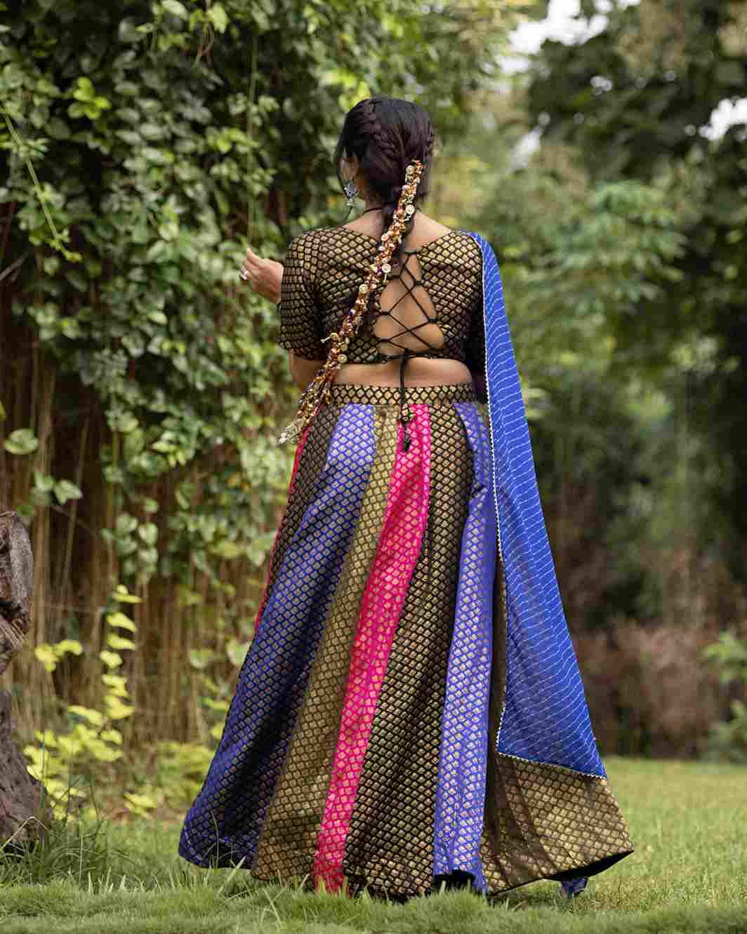 Gr-8069 By Fashid Wholesale Navratri Wear Collection Beautiful Stylish Colorful Fancy Party Wear & Occasional Wear Soft Silk Lehengas At Wholesale Price