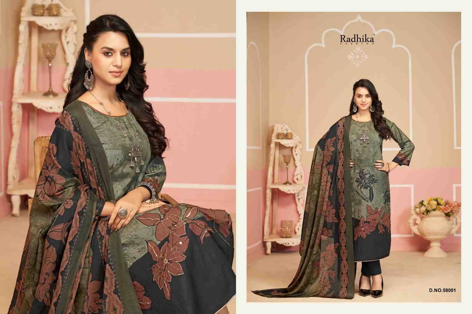 Shivani By Azara 58001 To 58004 Series Designer Stylish Fancy Colorful Beautiful Party Wear & Ethnic Wear Collection Pure Lawn Cotton Dresses At Wholesale Price