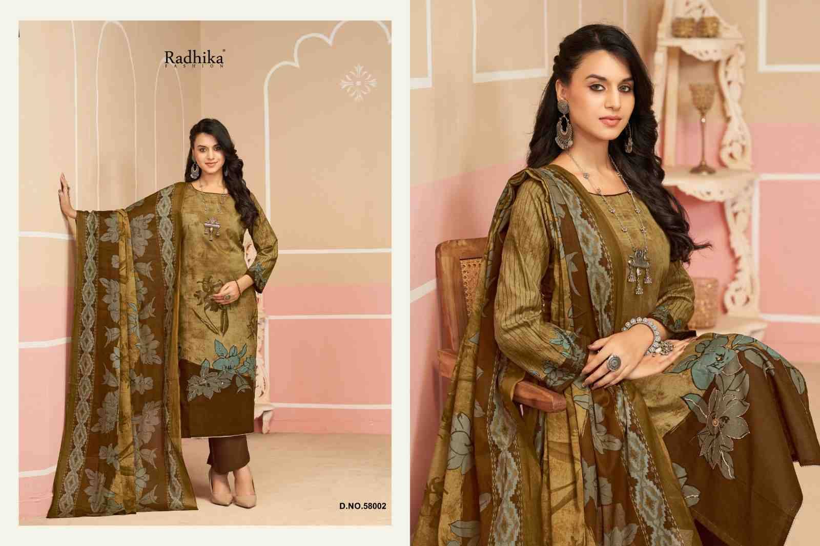 Shivani By Azara 58001 To 58004 Series Designer Stylish Fancy Colorful Beautiful Party Wear & Ethnic Wear Collection Pure Lawn Cotton Dresses At Wholesale Price