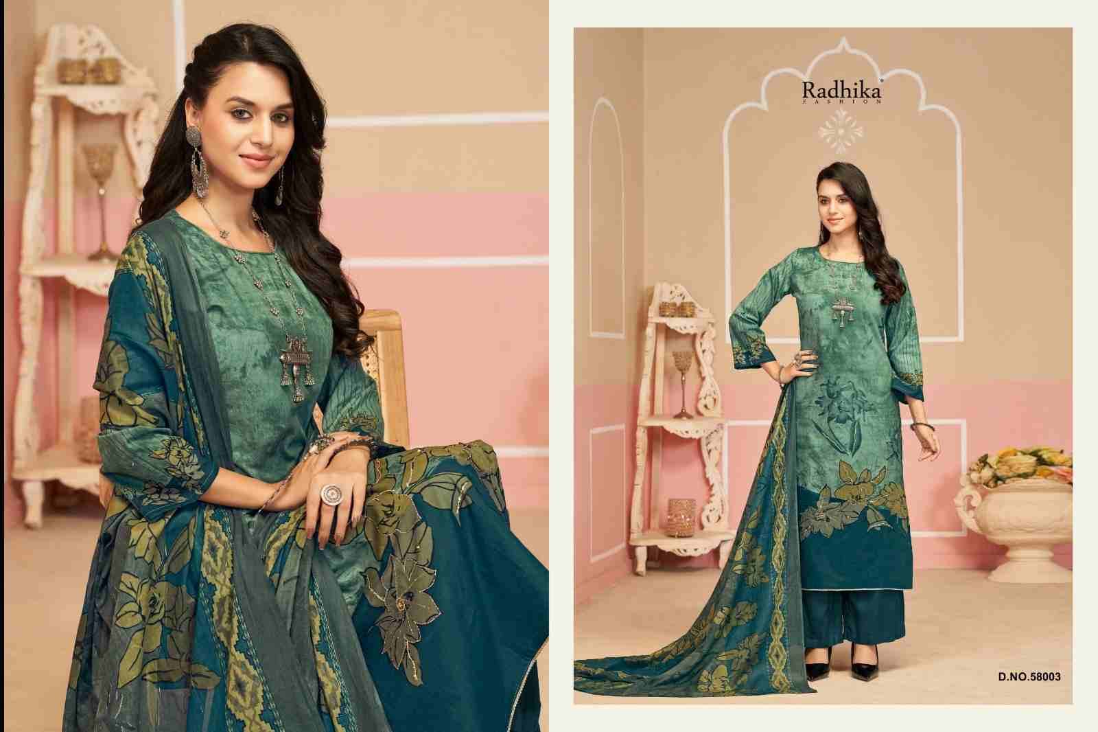 Shivani By Azara 58001 To 58004 Series Designer Stylish Fancy Colorful Beautiful Party Wear & Ethnic Wear Collection Pure Lawn Cotton Dresses At Wholesale Price