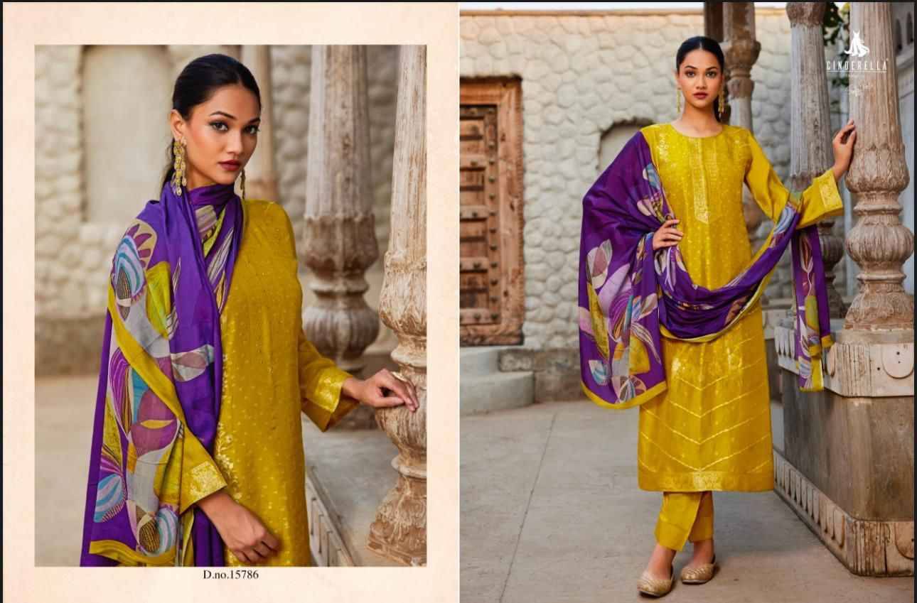 Shehnai By Cinderella 15784 To 15787 Series Beautiful Stylish Festive Suits Fancy Colorful Casual Wear & Ethnic Wear & Ready To Wear Silk Jacquard Dresses At Wholesale Price