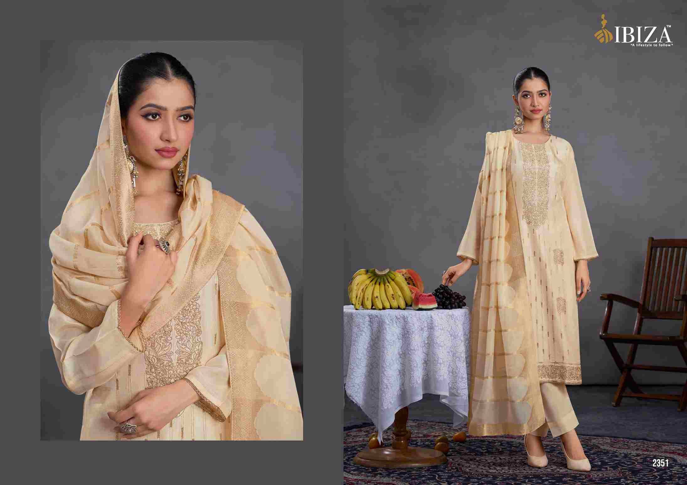 Denara By Ibiza 2351 To 2354 Series Designer Festive Suits Beautiful Fancy Stylish Colorful Party Wear & Occasional Wear Pure Bangalori Silk Jacquard Dresses At Wholesale Price