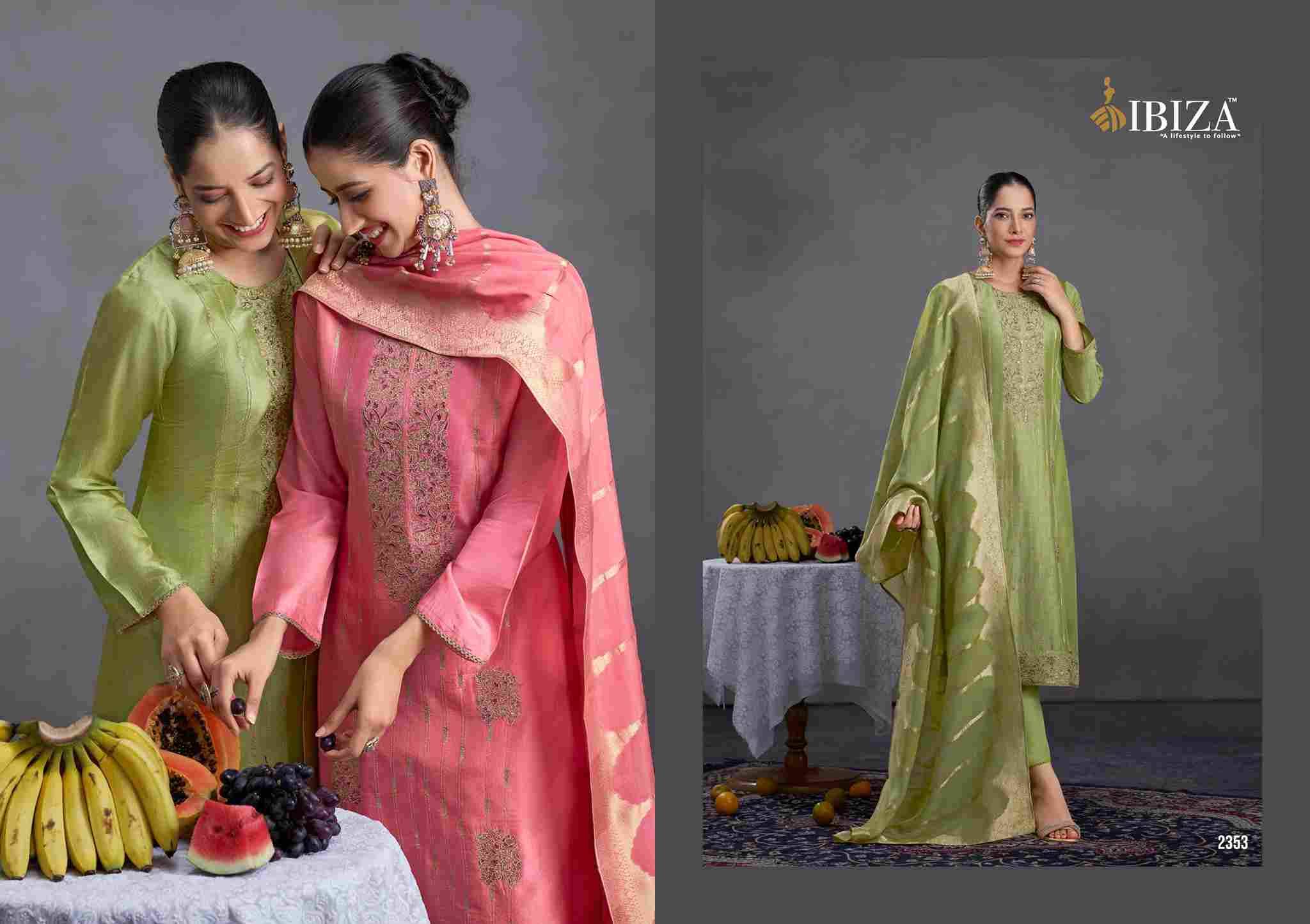 Denara By Ibiza 2351 To 2354 Series Designer Festive Suits Beautiful Fancy Stylish Colorful Party Wear & Occasional Wear Pure Bangalori Silk Jacquard Dresses At Wholesale Price