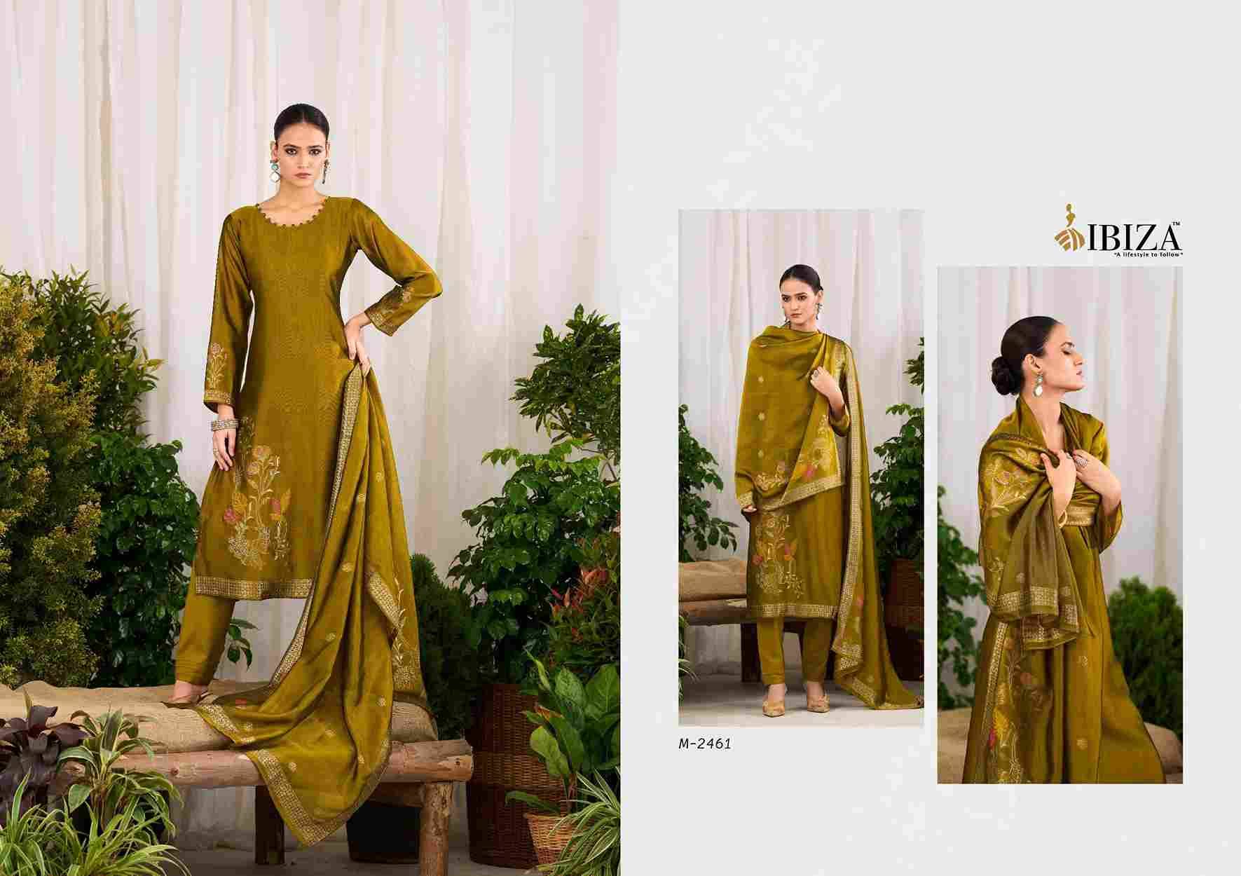 Misha By Ibiza 2461 To 2464 Series Designer Festive Suits Beautiful Fancy Stylish Colorful Party Wear & Occasional Wear Pure Bangalori Silk Jacquard Dresses At Wholesale Price
