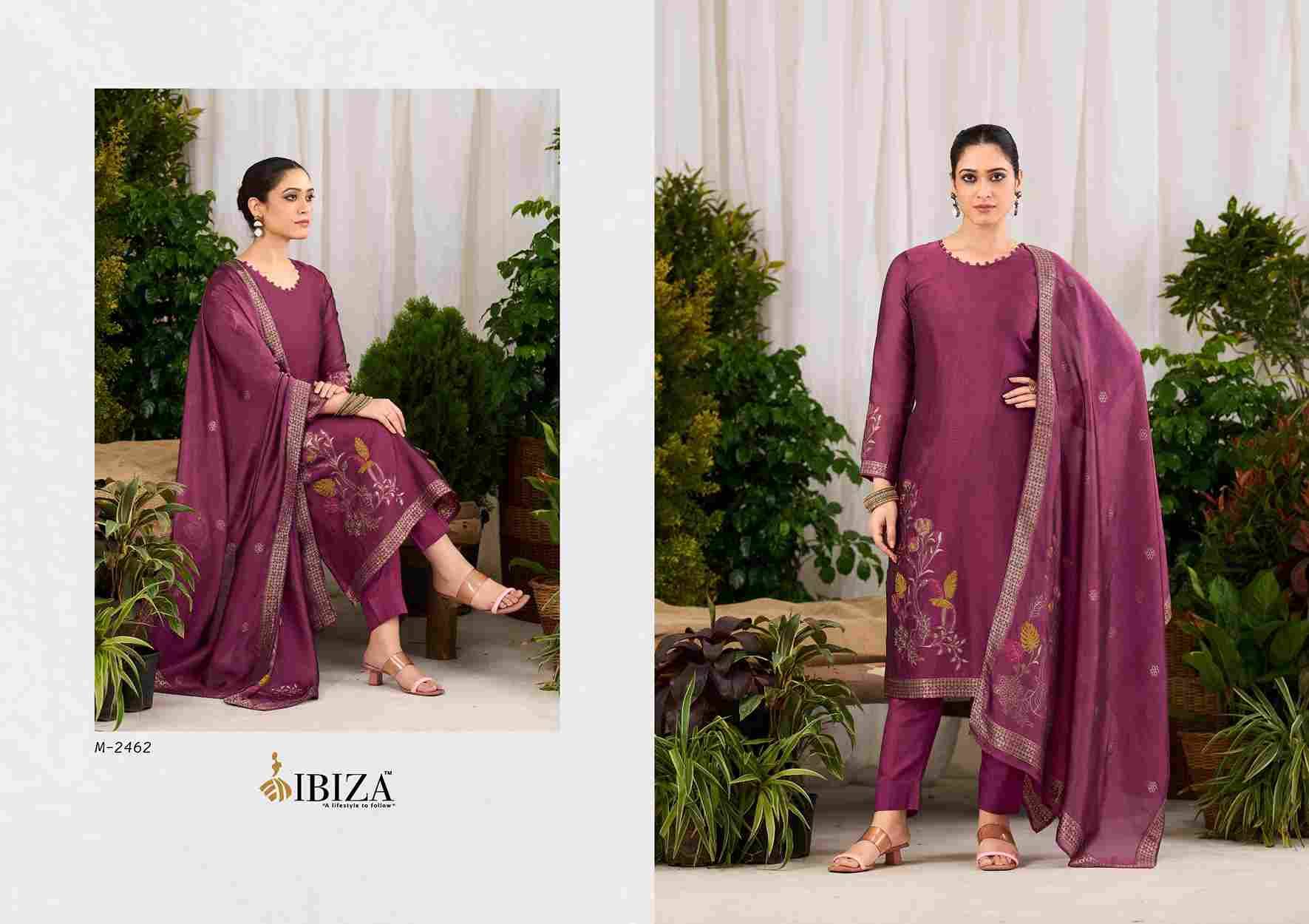 Misha By Ibiza 2461 To 2464 Series Designer Festive Suits Beautiful Fancy Stylish Colorful Party Wear & Occasional Wear Pure Bangalori Silk Jacquard Dresses At Wholesale Price