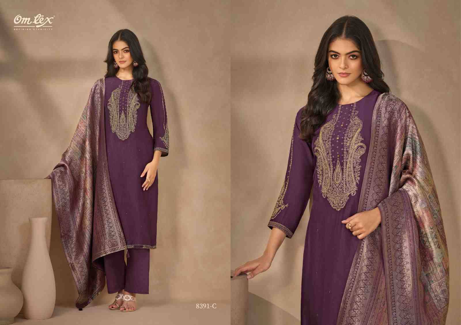 Tritika By Om Tex 8391-A To 8391-D Series Beautiful Festive Suits Colorful Stylish Fancy Casual Wear & Ethnic Wear Silk Print Dresses At Wholesale Price