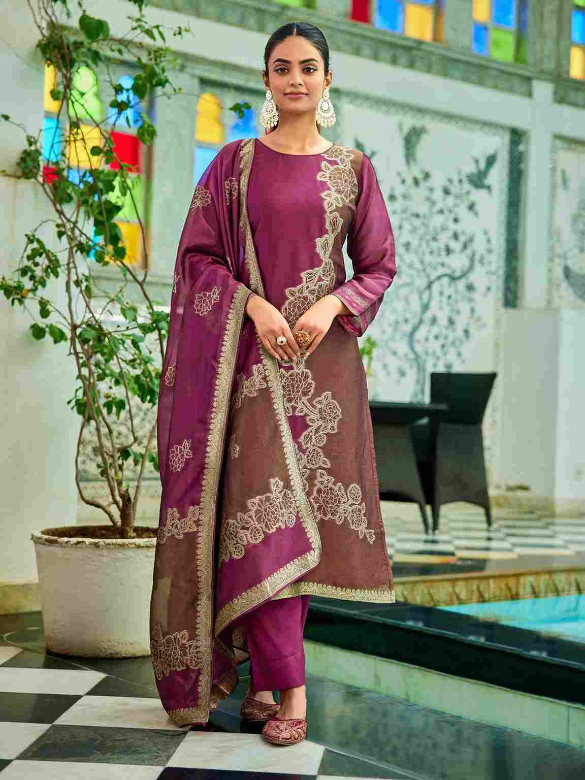 Fashion Nista By Ibiza 16030 To 16033 Series Designer Festive Suits Beautiful Fancy Stylish Colorful Party Wear & Occasional Wear Pure Bangalori Silk Jacquard Dresses At Wholesale Price