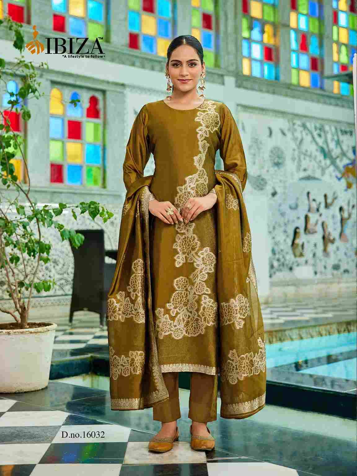 Fashion Nista By Ibiza 16030 To 16033 Series Designer Festive Suits Beautiful Fancy Stylish Colorful Party Wear & Occasional Wear Pure Bangalori Silk Jacquard Dresses At Wholesale Price