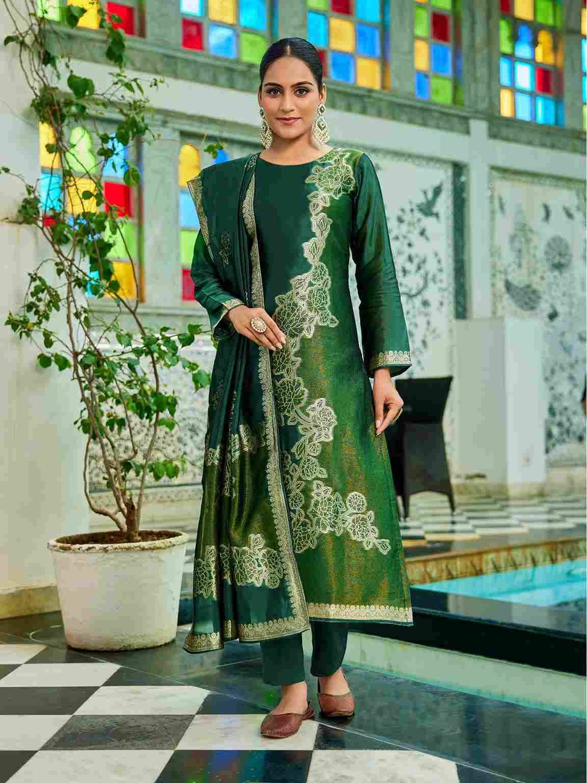 Fashion Nista By Ibiza 16030 To 16033 Series Designer Festive Suits Beautiful Fancy Stylish Colorful Party Wear & Occasional Wear Pure Bangalori Silk Jacquard Dresses At Wholesale Price