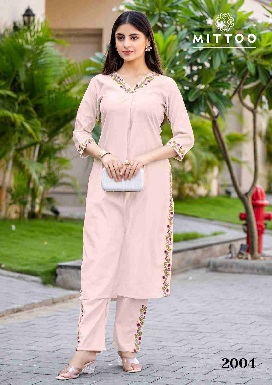 Ansuya By Mittoo 2001 To 2006 Series Designer Collection Beautiful Stylish Fancy Colorful Party Wear & Occasional Wear Gadhwal Kurtis With Bottom At Wholesale Price