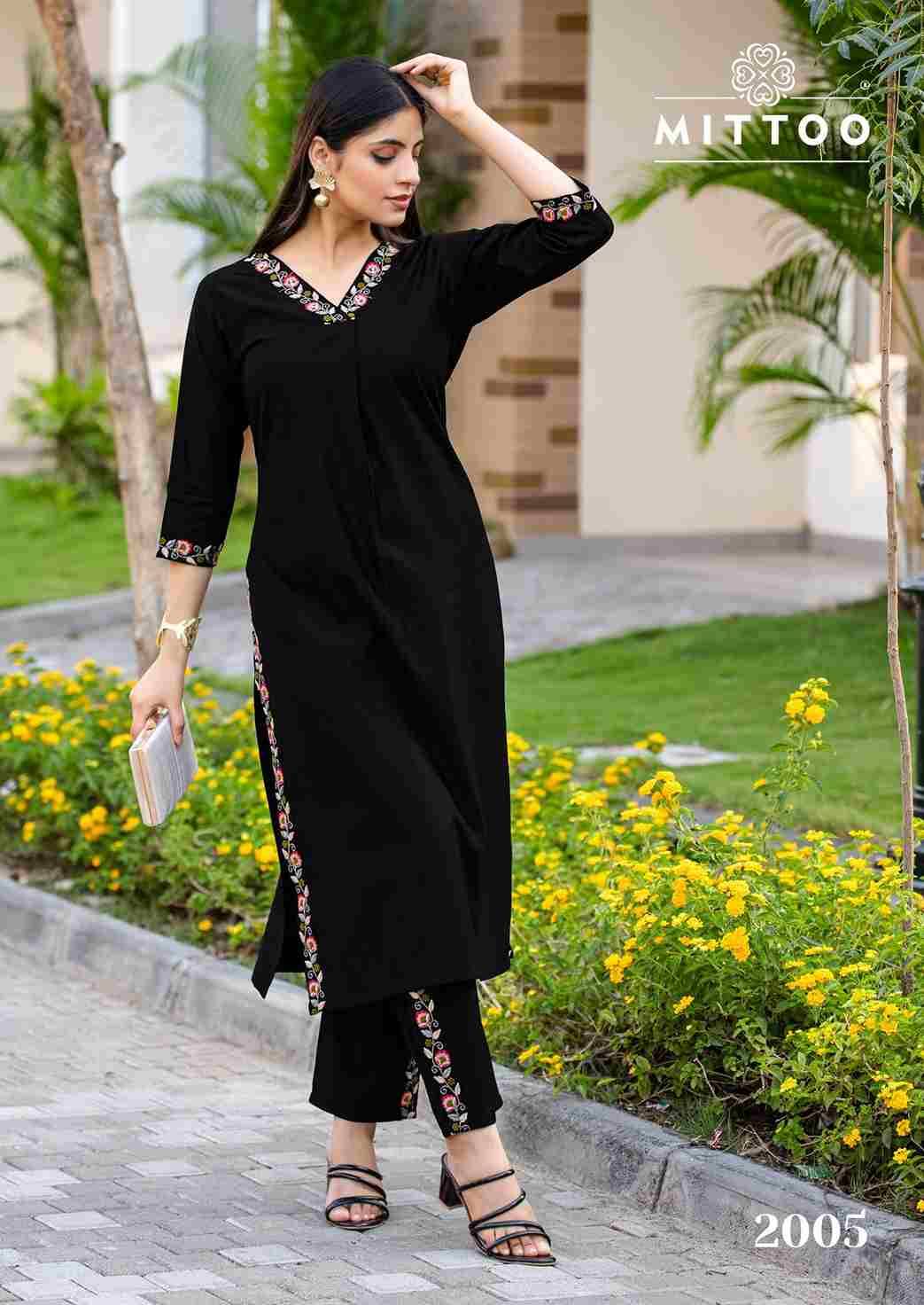 Ansuya By Mittoo 2001 To 2006 Series Designer Collection Beautiful Stylish Fancy Colorful Party Wear & Occasional Wear Gadhwal Kurtis With Bottom At Wholesale Price