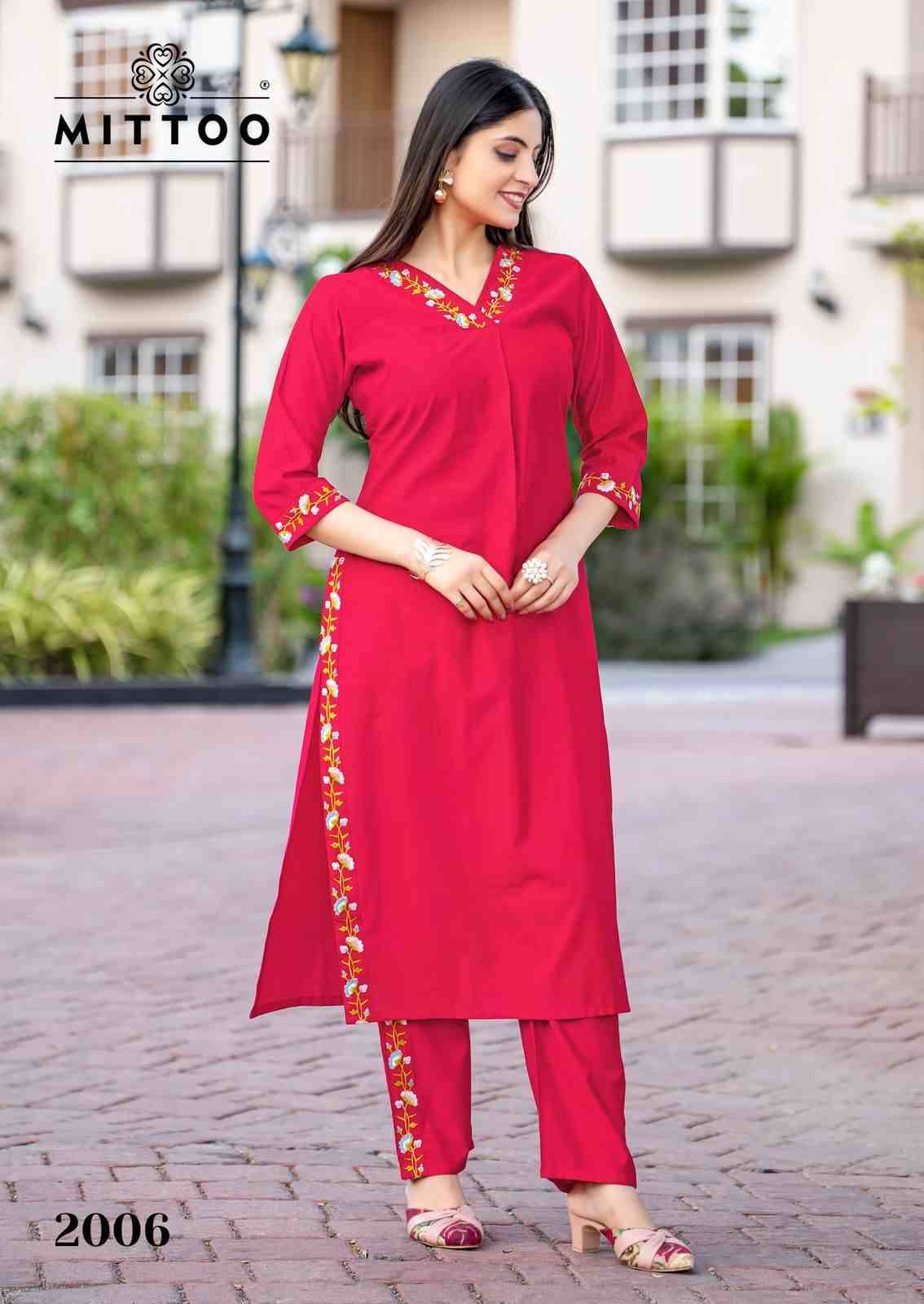 Ansuya By Mittoo 2001 To 2006 Series Designer Collection Beautiful Stylish Fancy Colorful Party Wear & Occasional Wear Gadhwal Kurtis With Bottom At Wholesale Price