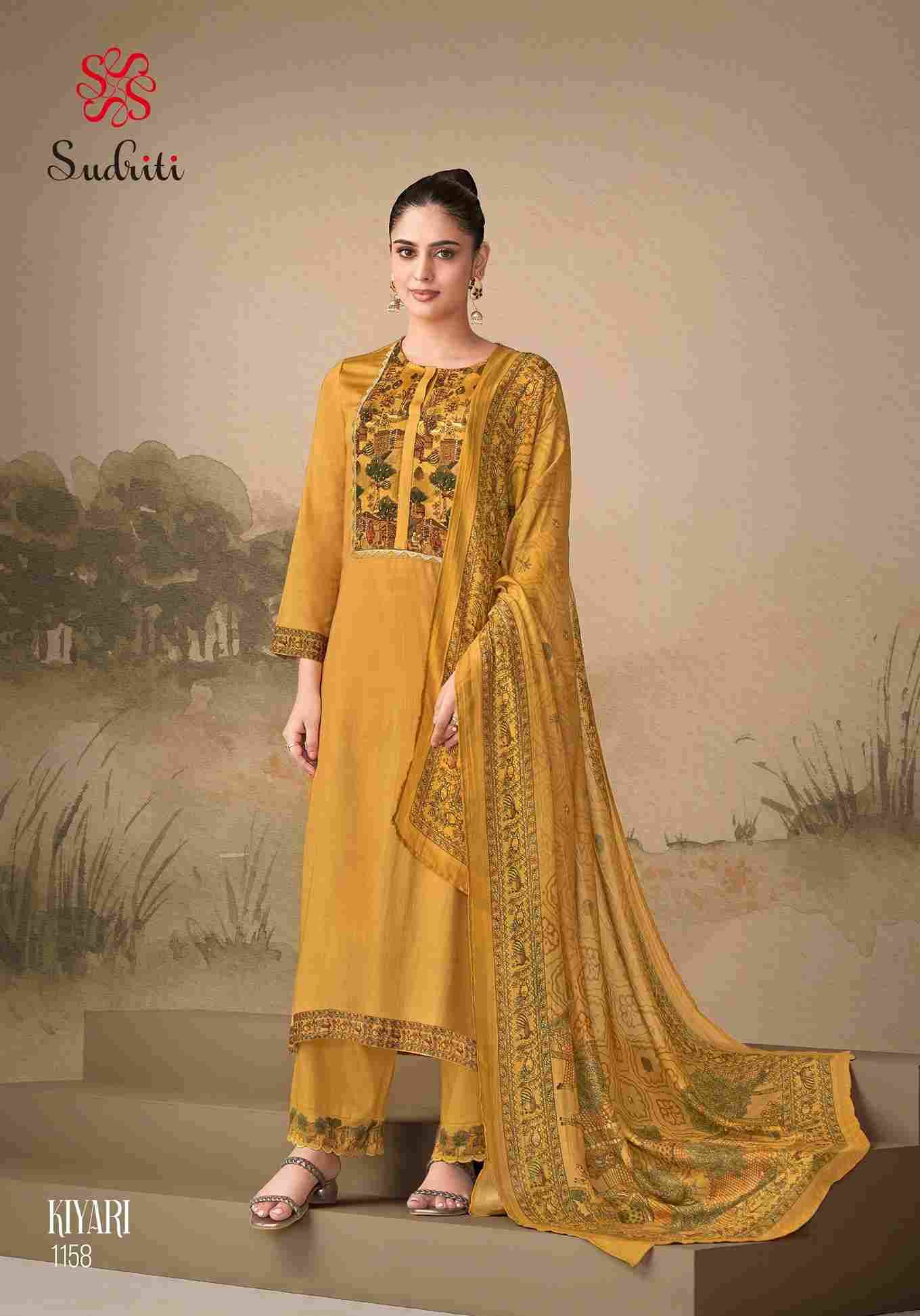 Kiyari By Sudriti Beautiful Stylish Festive Suits Fancy Colorful Casual Wear & Ethnic Wear & Ready To Wear Satin Print Dresses At Wholesale Price