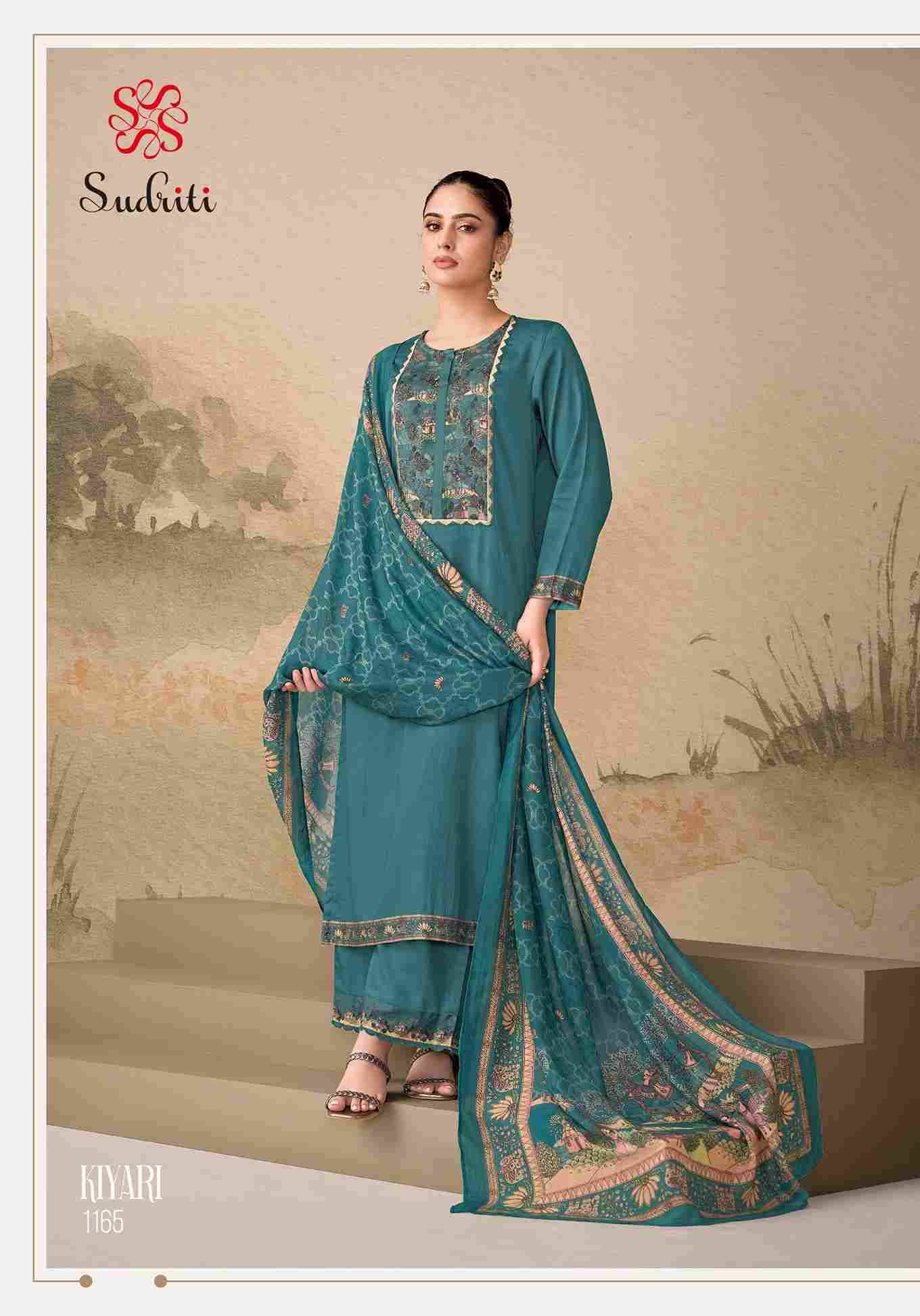Kiyari By Sudriti Beautiful Stylish Festive Suits Fancy Colorful Casual Wear & Ethnic Wear & Ready To Wear Satin Print Dresses At Wholesale Price