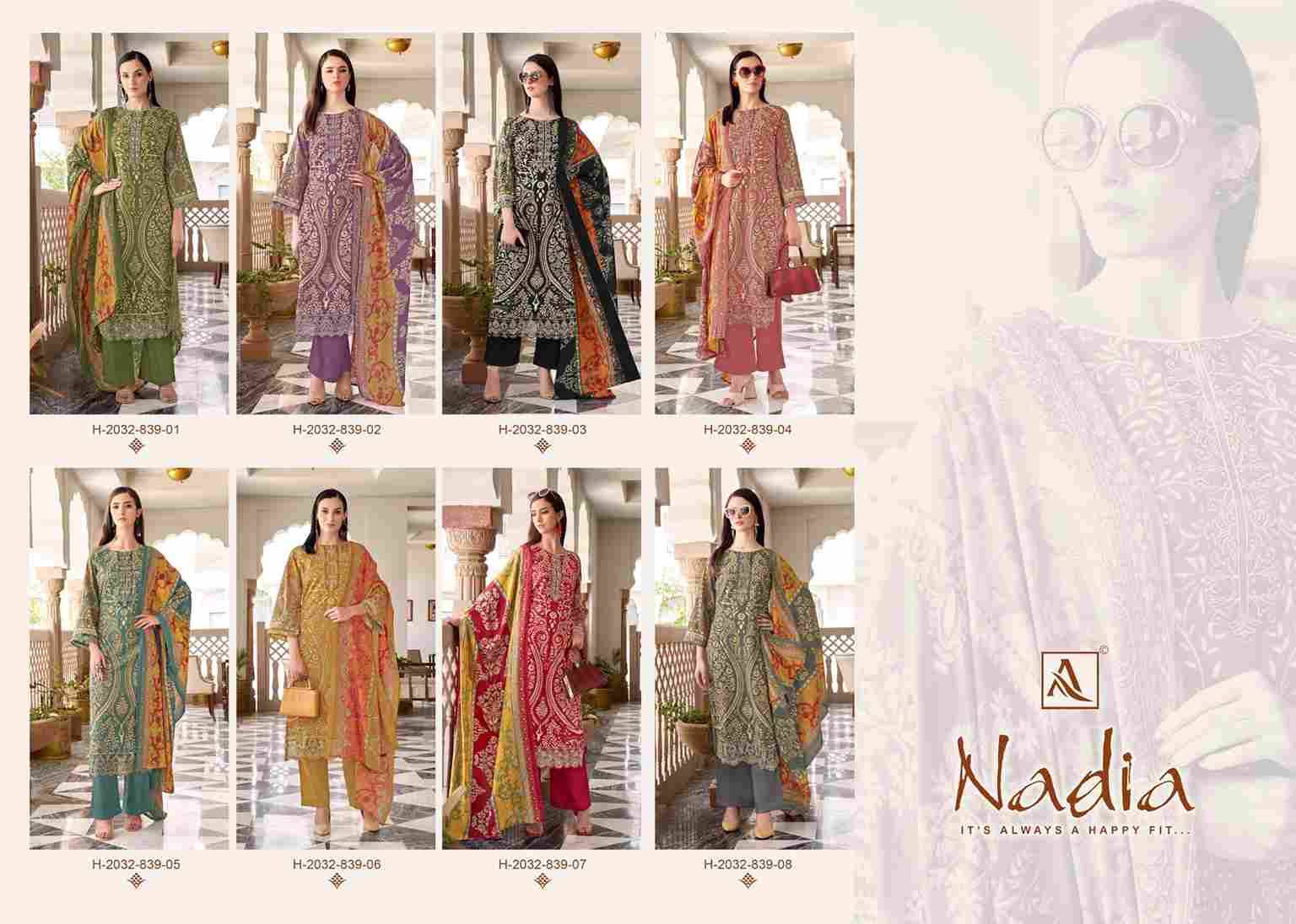 Nadia By Alok Suit 2032-839-01 To 2032-839-08 Series Beautiful Festive Suits Colorful Stylish Fancy Casual Wear & Ethnic Wear Pure Cambric Cotton Dresses At Wholesale Price