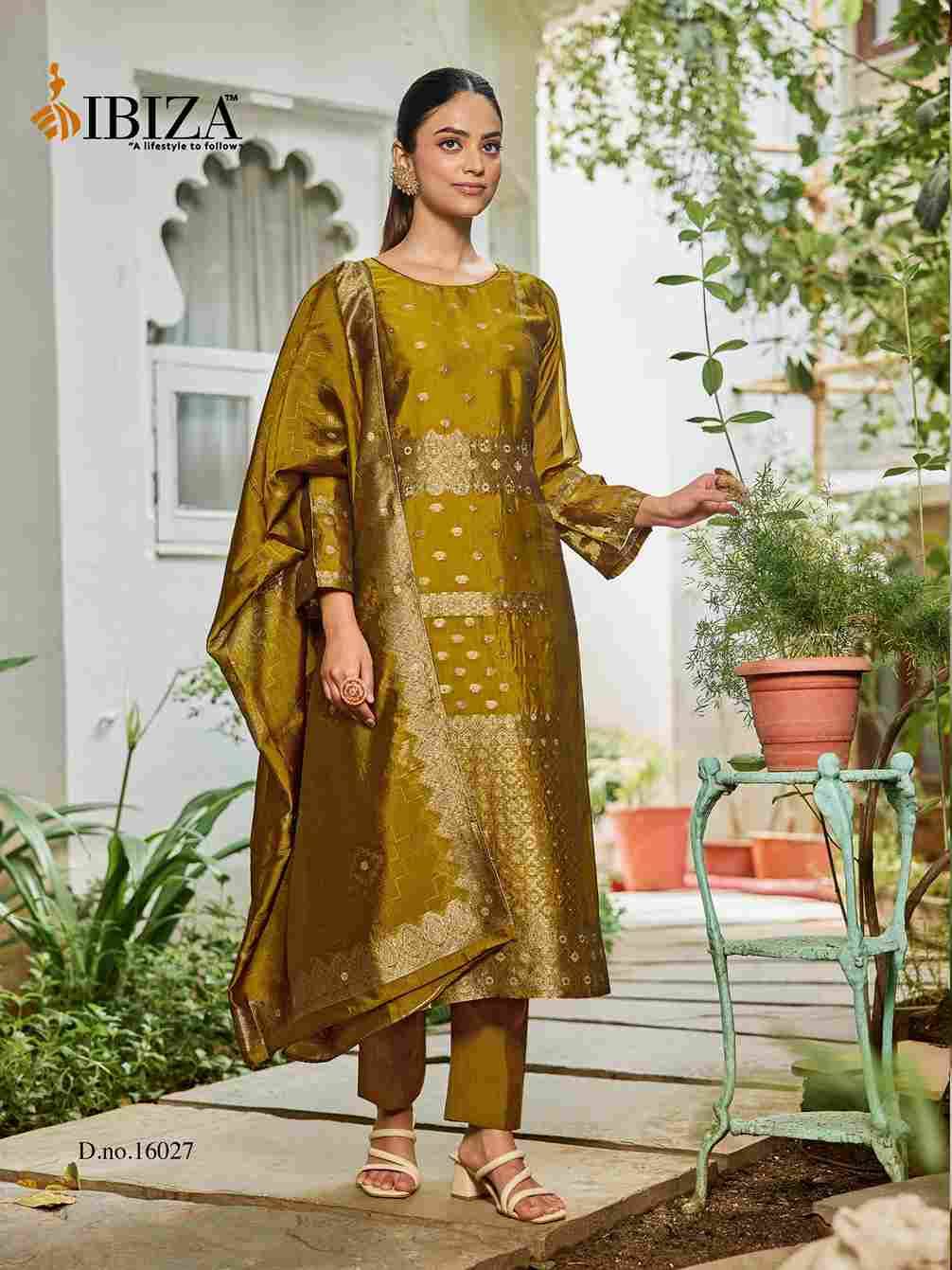 Aadi Ananta By Ibiza 16026 To 16029 Series Designer Festive Suits Beautiful Fancy Stylish Colorful Party Wear & Occasional Wear Pure Bangalori Silk Jacquard Dresses At Wholesale Price