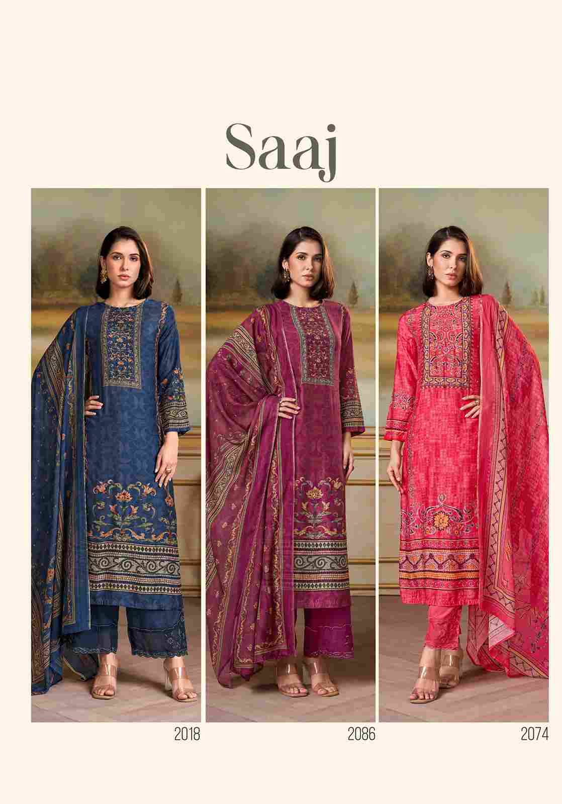 Saaj By Sarg Beautiful Stylish Festive Suits Fancy Colorful Casual Wear & Ethnic Wear & Ready To Wear Pure Muslin Silk Print Dresses At Wholesale Price