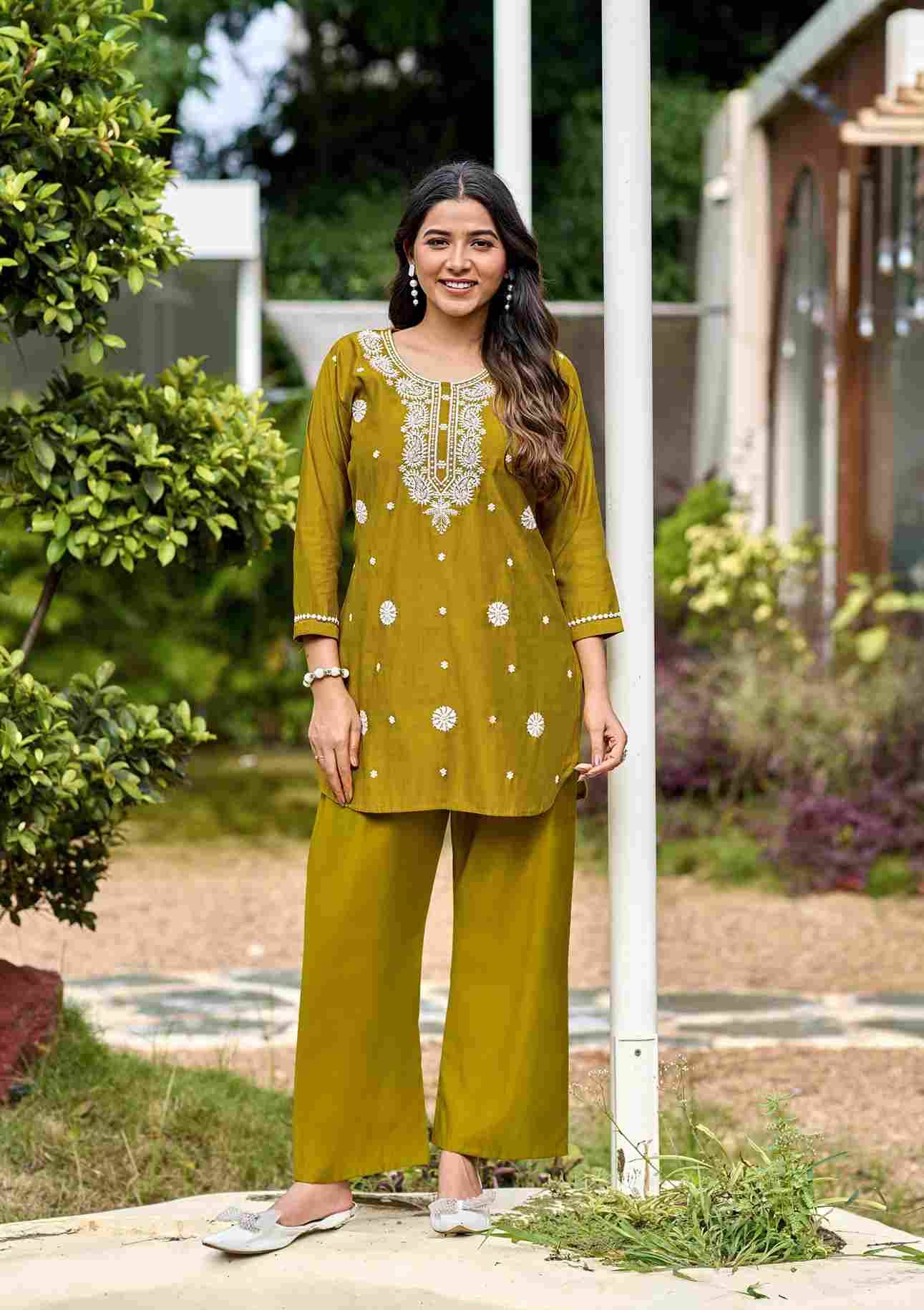 Vama Vol-4 By Ossm 4001 To 4006 Series Designer Stylish Fancy Colorful Beautiful Party Wear & Ethnic Wear Collection Viscose Silk Co-Ord At Wholesale Price