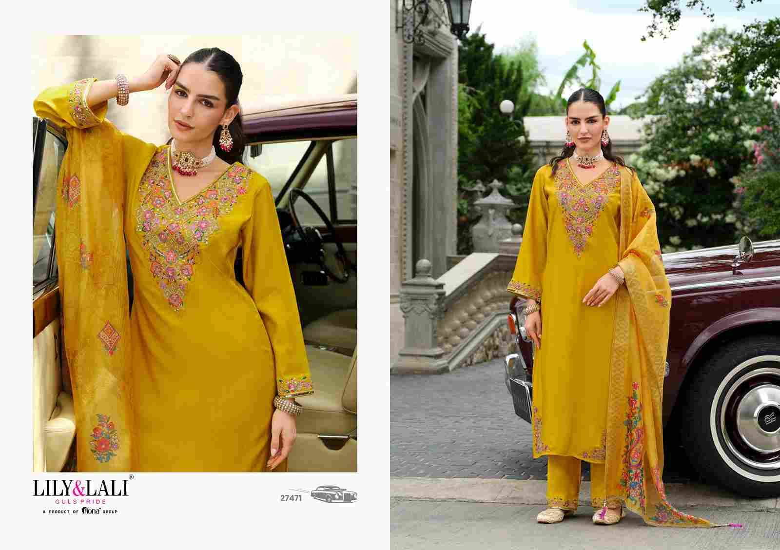 Ibadat By Lily And Lali 27471 To 27474 Series Beautiful Festive Suits Colorful Stylish Fancy Casual Wear & Ethnic Wear Viscose Silk Embroidery Dresses At Wholesale Price