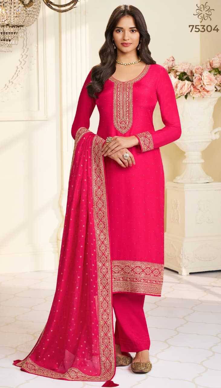 Saiyaara By Vinay Fashion 75301 To 75304 Series Designer Festive Festive Suits Collection Beautiful Stylish Fancy Colorful Party Wear & Occasional Wear Silk Dresses At Wholesale Price