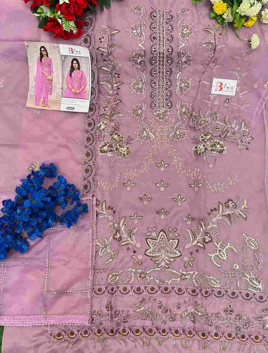 Bilqis 130 Colours By Bilqis 130-A To 130-D Series Beautiful Pakistani Suits Stylish Fancy Colorful Party Wear & Occasional Wear Organza Embroidery Dresses At Wholesale Price