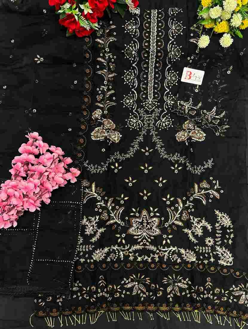 Bilqis 130 Colours By Bilqis 130-A To 130-D Series Beautiful Pakistani Suits Stylish Fancy Colorful Party Wear & Occasional Wear Organza Embroidery Dresses At Wholesale Price