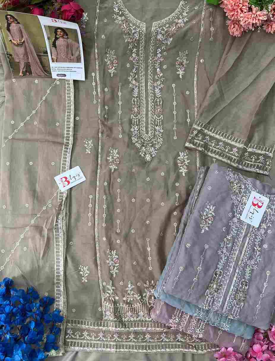 Bilqis 170 Colours By Bilqis 170-A To 170-D Series Beautiful Pakistani Suits Stylish Fancy Colorful Party Wear & Occasional Wear Chiffon Embroidery Dresses At Wholesale Price