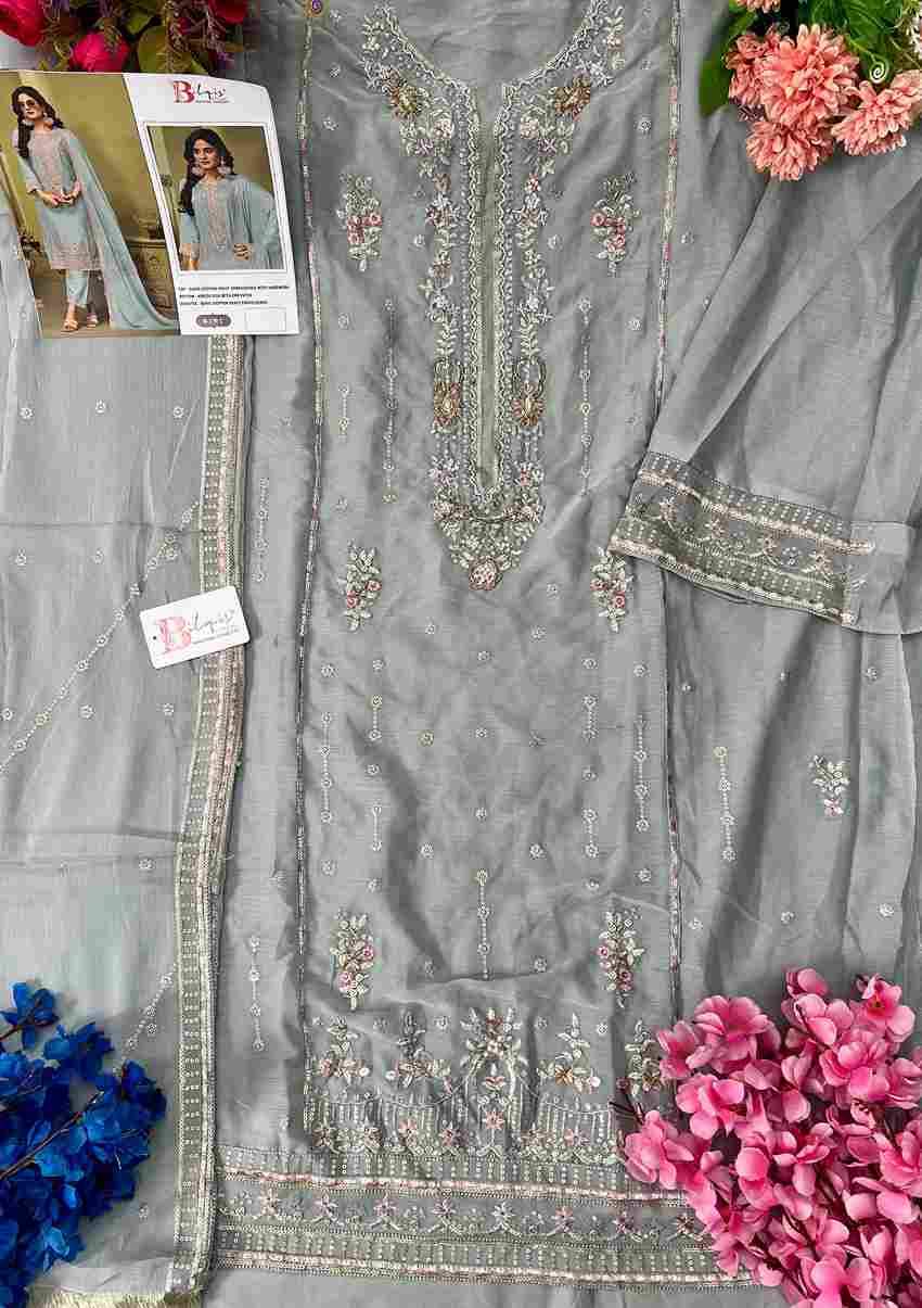 Bilqis 170 Colours By Bilqis 170-A To 170-D Series Beautiful Pakistani Suits Stylish Fancy Colorful Party Wear & Occasional Wear Chiffon Embroidery Dresses At Wholesale Price