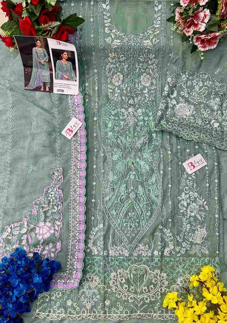 Bilqis 169 Colours By Bilqis 169-A To 169-D Series Beautiful Pakistani Suits Stylish Fancy Colorful Party Wear & Occasional Wear Crunchy Embroidery Dresses At Wholesale Price
