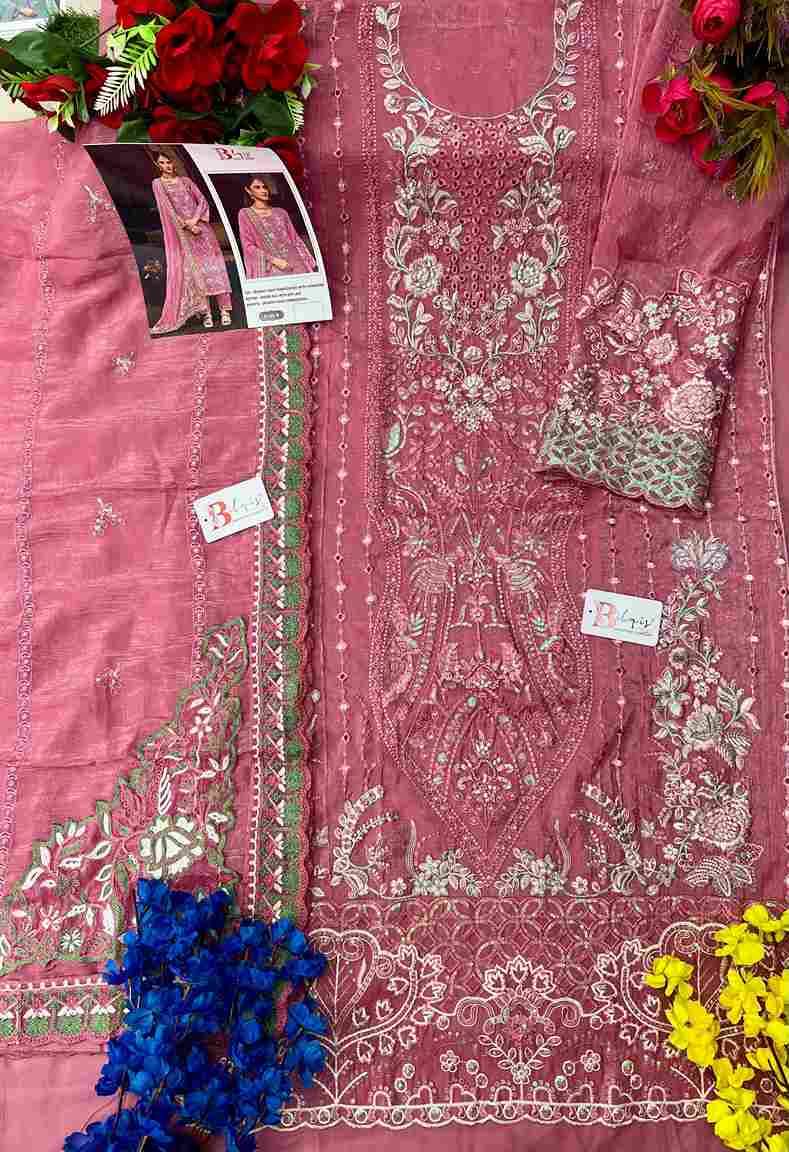 Bilqis 169 Colours By Bilqis 169-A To 169-D Series Beautiful Pakistani Suits Stylish Fancy Colorful Party Wear & Occasional Wear Crunchy Embroidery Dresses At Wholesale Price
