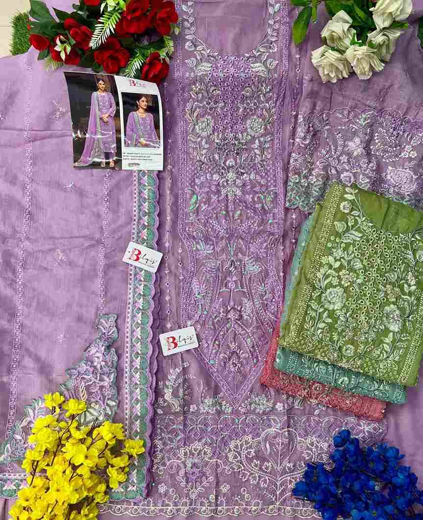 Bilqis 169 Colours By Bilqis 169-A To 169-D Series Beautiful Pakistani Suits Stylish Fancy Colorful Party Wear & Occasional Wear Crunchy Embroidery Dresses At Wholesale Price