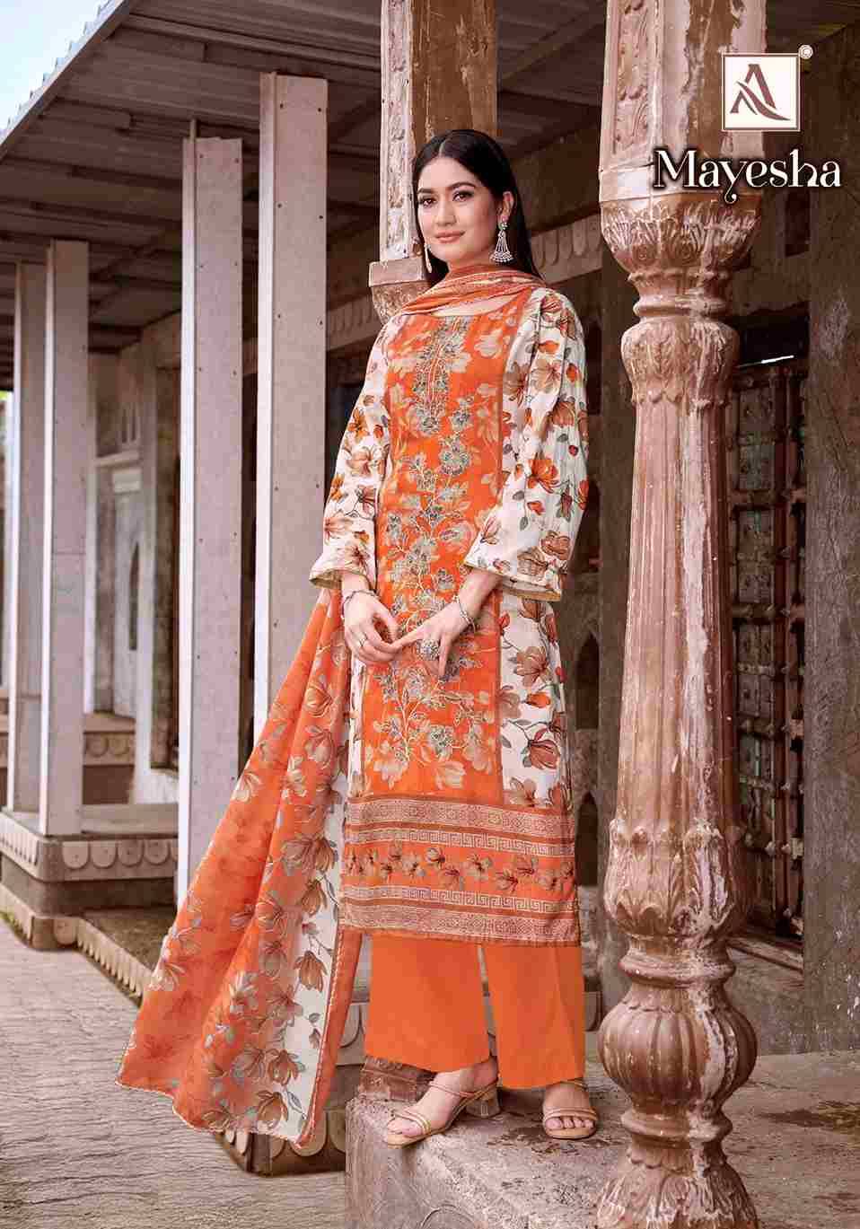 Mayesha By Alok Suit 2052-867-01 To 2052-867-06 Series Beautiful Festive Suits Colorful Stylish Fancy Casual Wear & Ethnic Wear Pure Cambric Cotton Dresses At Wholesale Price