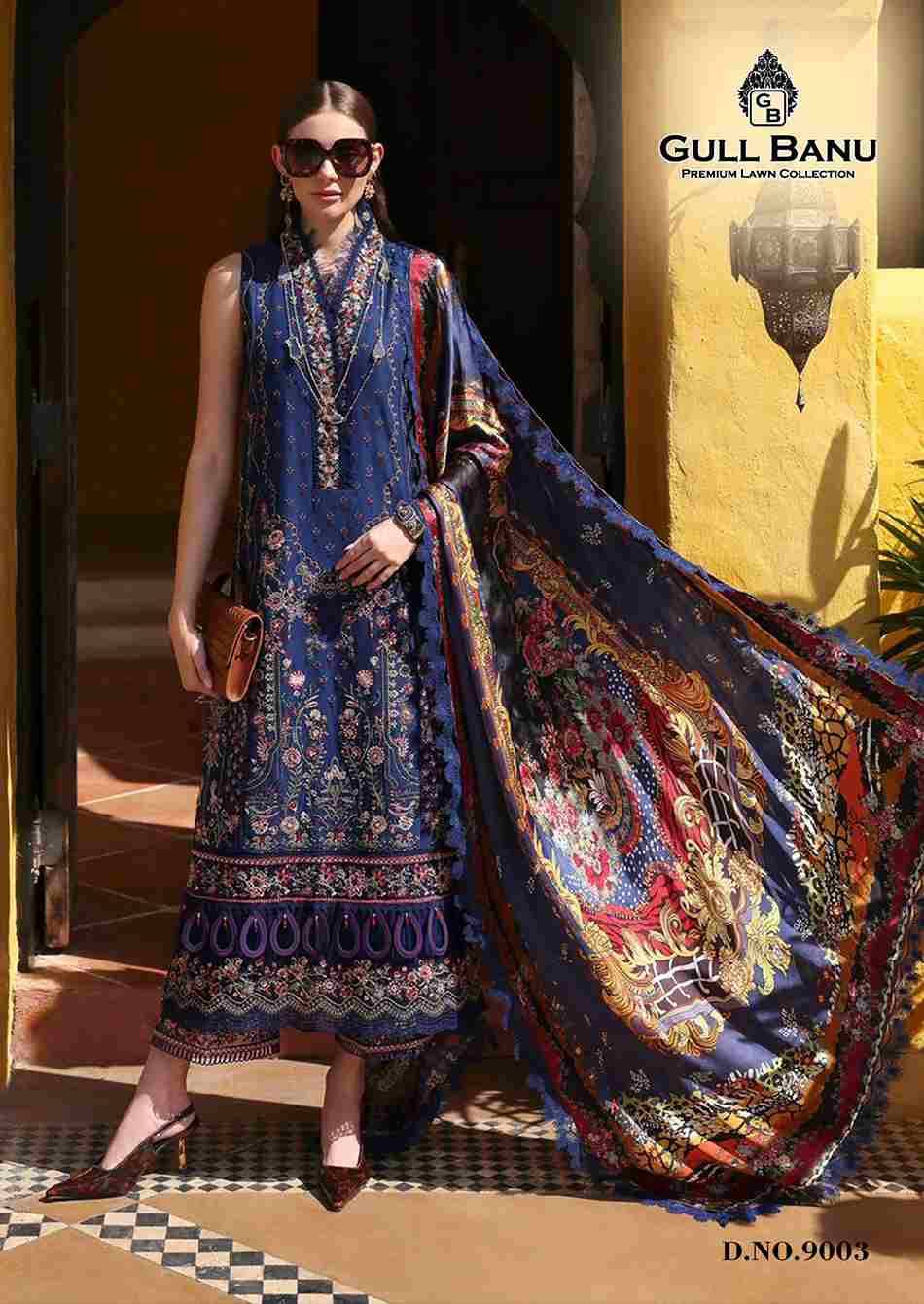 Gull Banu Vol-9 By Gull Aahmed 9001 To 9006 Series Beautiful Festive Suits Stylish Fancy Colorful Casual Wear & Ethnic Wear Pure Lawn Dresses At Wholesale Price