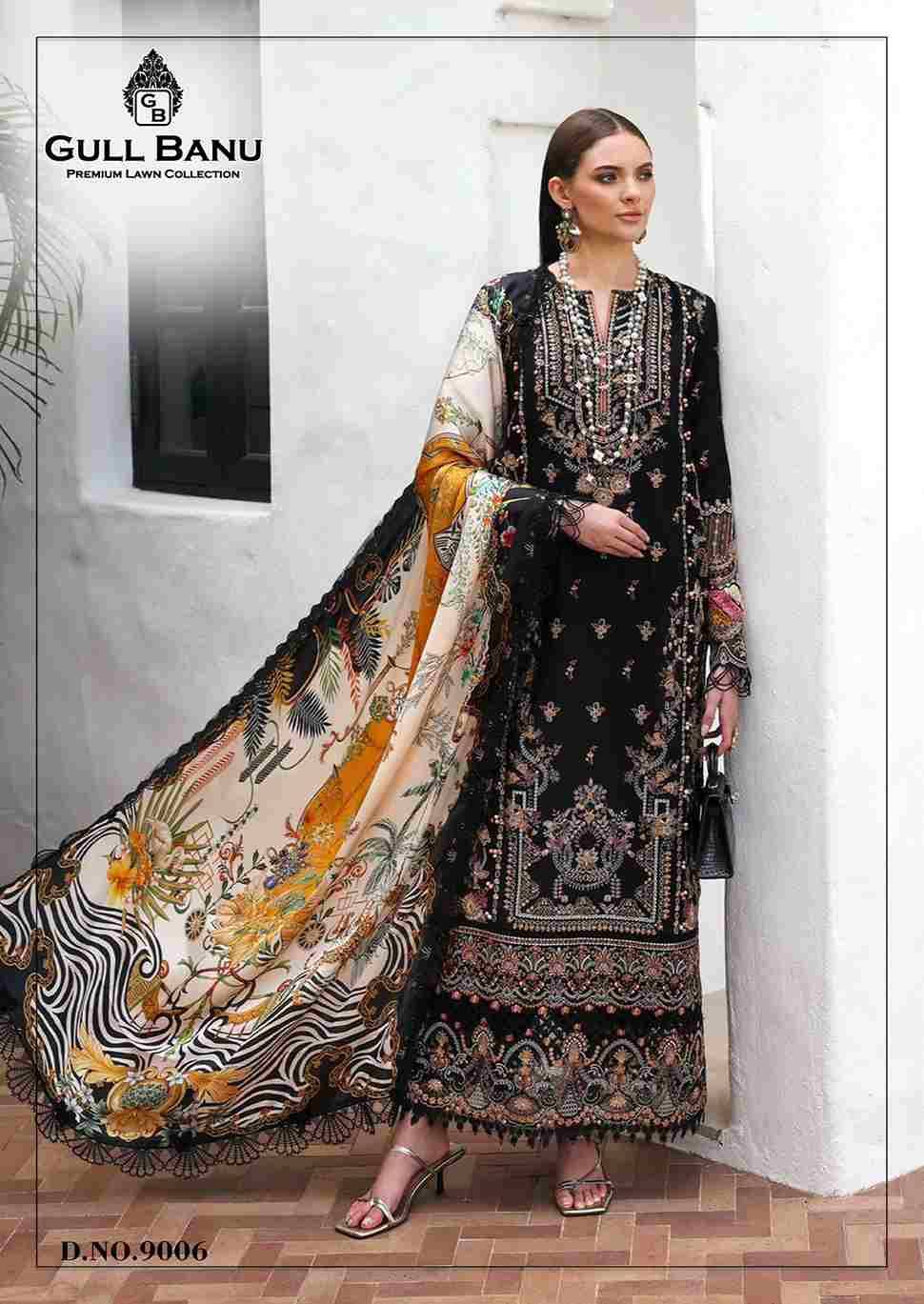 Gull Banu Vol-9 By Gull Aahmed 9001 To 9006 Series Beautiful Festive Suits Stylish Fancy Colorful Casual Wear & Ethnic Wear Pure Lawn Dresses At Wholesale Price