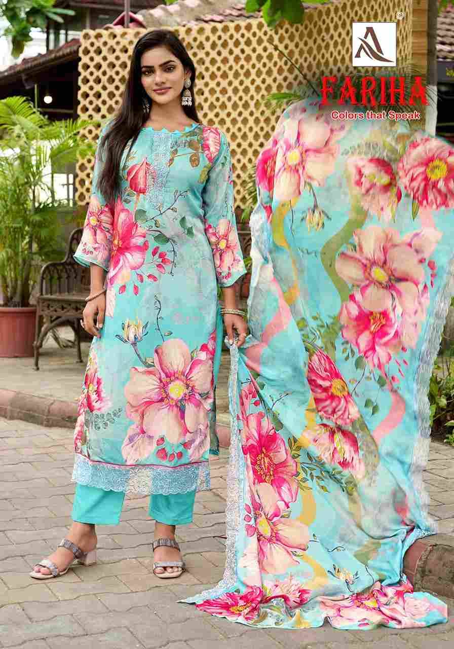 Fariha By Alok Suit 2537-37-01 To 2537-37-06 Series Beautiful Festive Suits Colorful Stylish Fancy Casual Wear & Ethnic Wear Pure Muslin Dresses At Wholesale Price