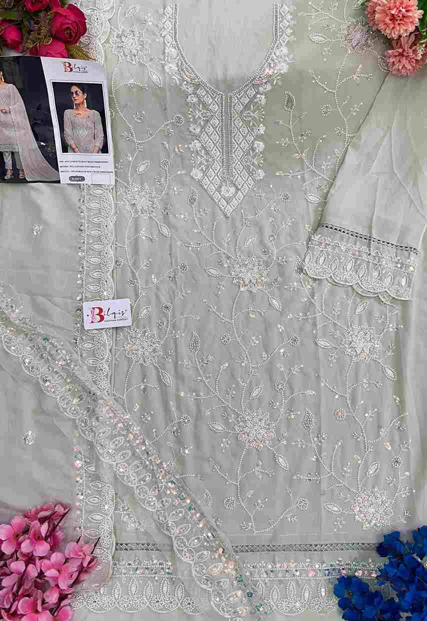 Bilqis 195 Colours By Bilqis 195-A To 195-D Series Beautiful Pakistani Suits Stylish Fancy Colorful Party Wear & Occasional Wear Faux Georgette Embroidery Dresses At Wholesale Price