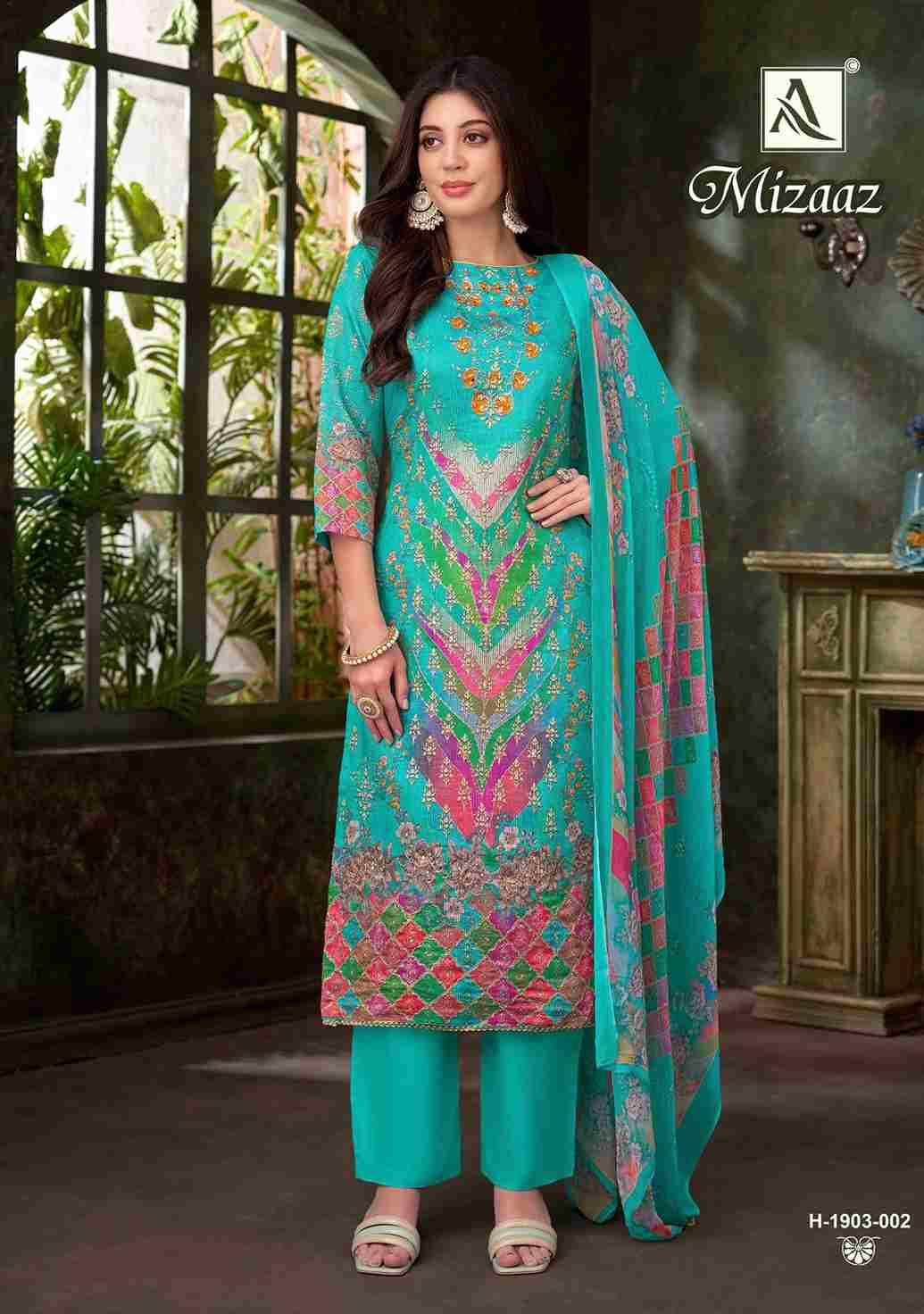 Mizaaz By Alok Suit 1903-001 To 1903-004 Series Beautiful Festive Suits Colorful Stylish Fancy Casual Wear & Ethnic Wear Pure Viscose Simmer Dresses At Wholesale Price