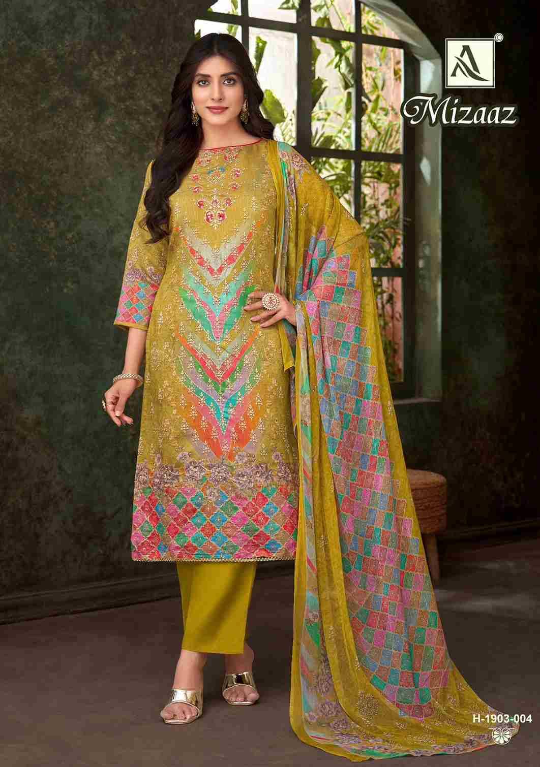 Mizaaz By Alok Suit 1903-001 To 1903-004 Series Beautiful Festive Suits Colorful Stylish Fancy Casual Wear & Ethnic Wear Pure Viscose Simmer Dresses At Wholesale Price