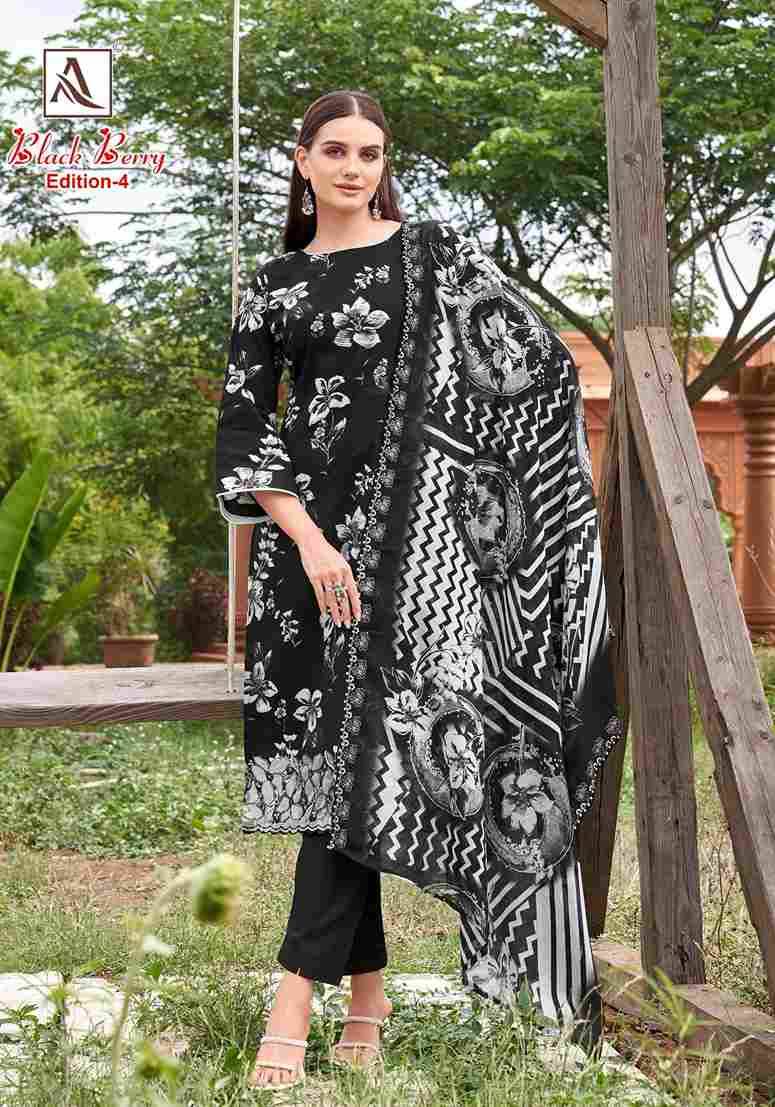 Black Berry Vol-4 By Alok Suit 2021-834-01 To 2021-834-06 Series Beautiful Festive Suits Colorful Stylish Fancy Casual Wear & Ethnic Wear Pure Cambric Cotton Dresses At Wholesale Price