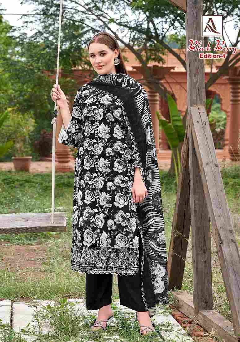 Black Berry Vol-4 By Alok Suit 2021-834-01 To 2021-834-06 Series Beautiful Festive Suits Colorful Stylish Fancy Casual Wear & Ethnic Wear Pure Cambric Cotton Dresses At Wholesale Price