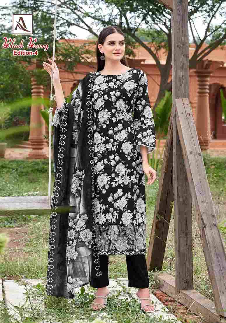 Black Berry Vol-4 By Alok Suit 2021-834-01 To 2021-834-06 Series Beautiful Festive Suits Colorful Stylish Fancy Casual Wear & Ethnic Wear Pure Cambric Cotton Dresses At Wholesale Price