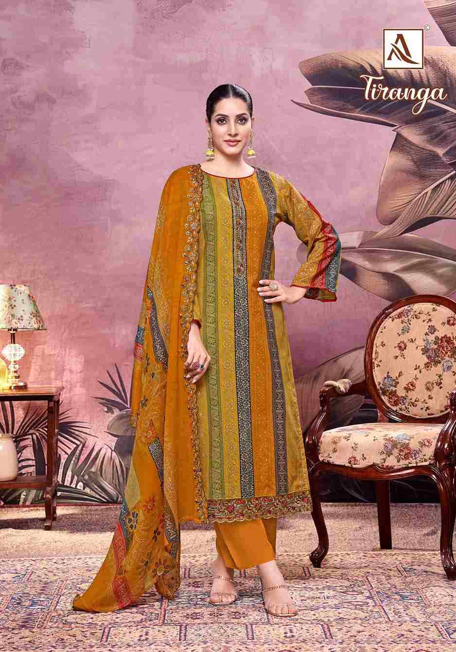 Tiranga By Alok Suit 2039-856-01 To 2039-856-06 Series Beautiful Festive Suits Colorful Stylish Fancy Casual Wear & Ethnic Wear Pure Cambric Cotton Dresses At Wholesale Price