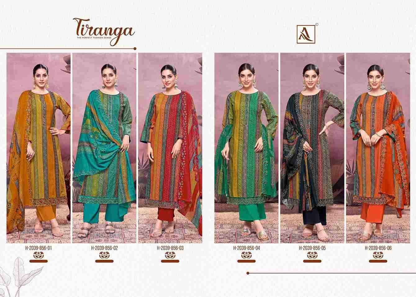 Tiranga By Alok Suit 2039-856-01 To 2039-856-06 Series Beautiful Festive Suits Colorful Stylish Fancy Casual Wear & Ethnic Wear Pure Cambric Cotton Dresses At Wholesale Price