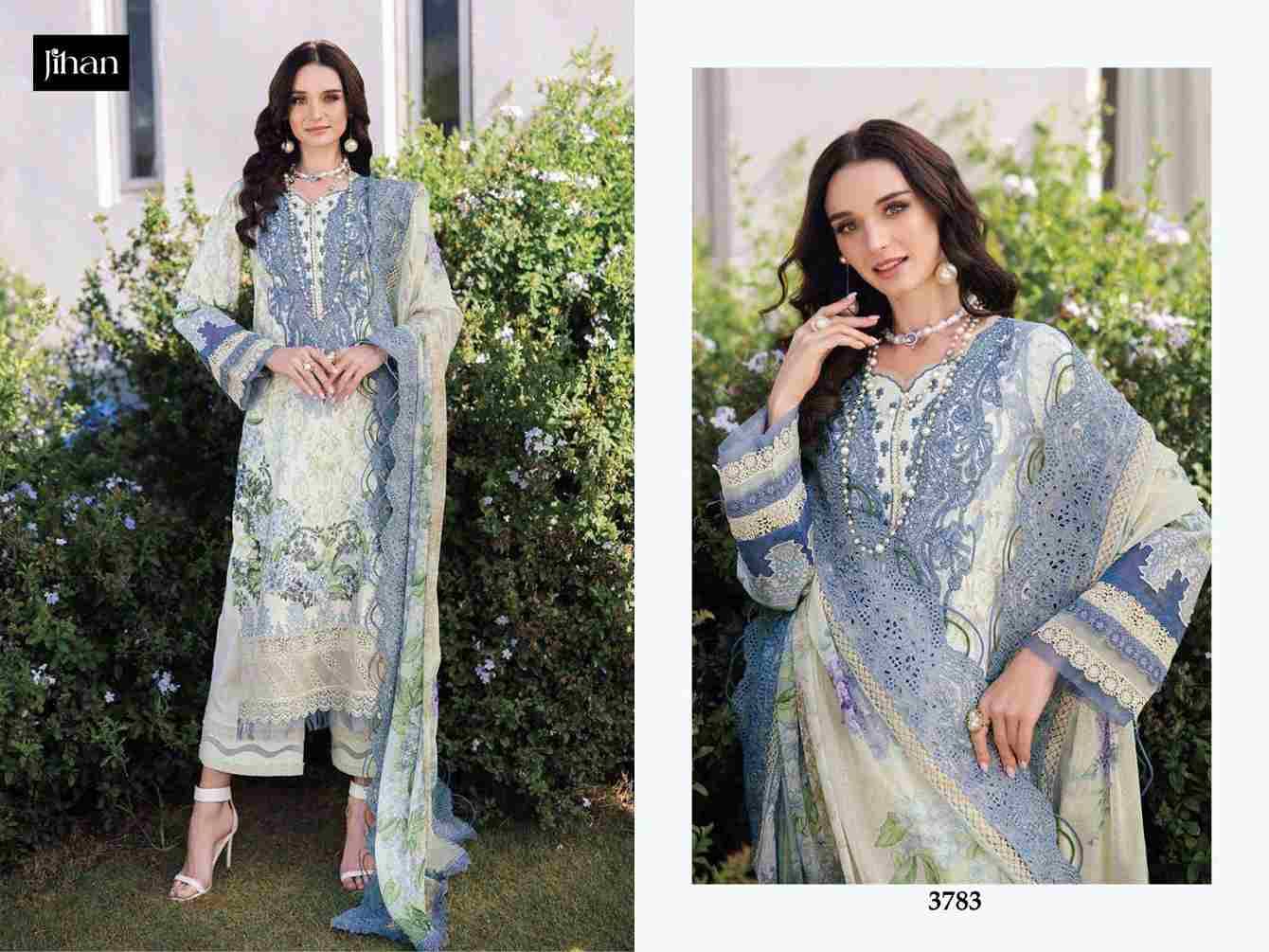 Needle Wonder Vol-5 By Jihan Designer Pakistani Suits Beautiful Fancy Stylish Colorful Party Wear & Occasional Wear Pure Cotton Dresses At Wholesale Price
